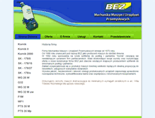 Tablet Screenshot of bez.com.pl